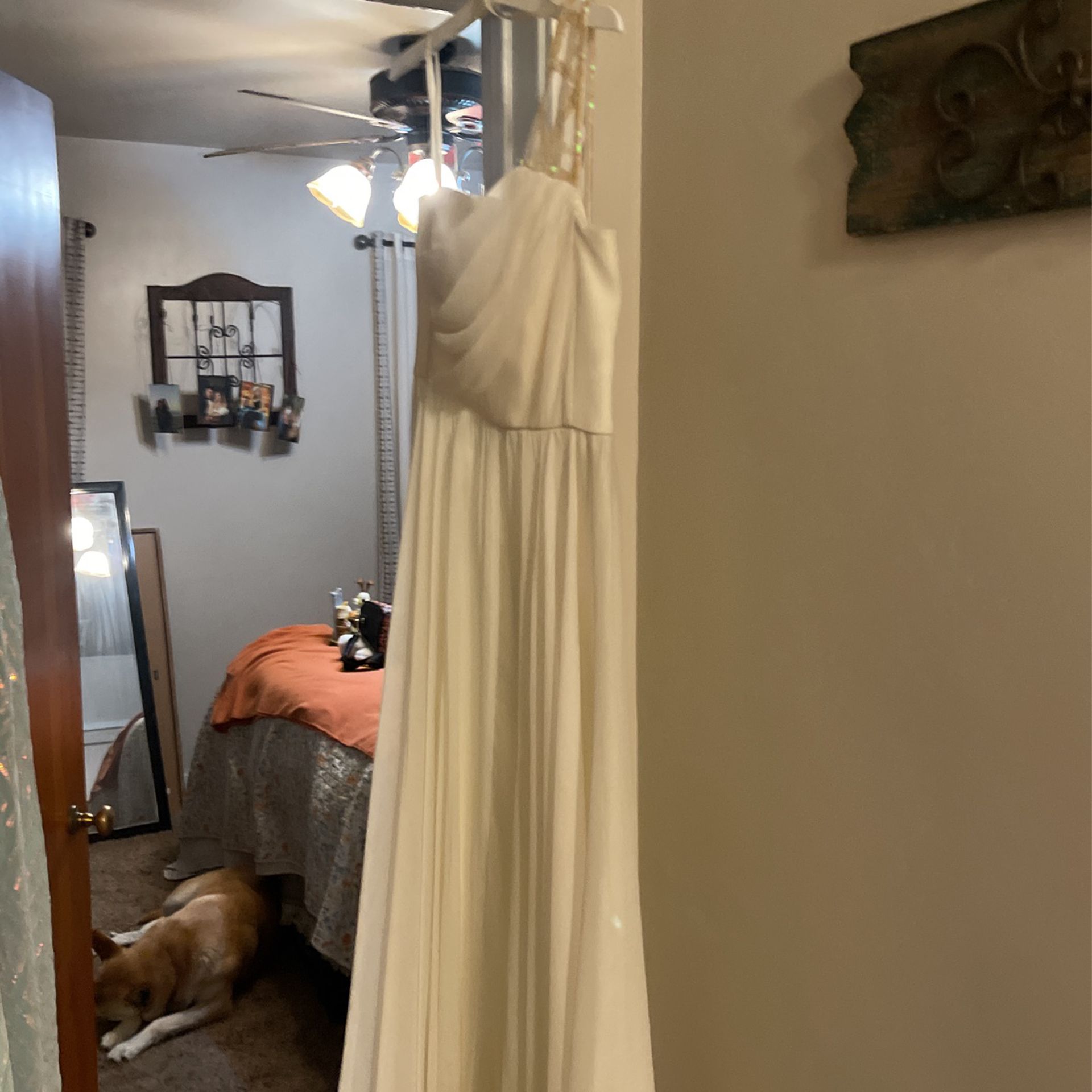 Beautiful Cream Colored Prom Dress