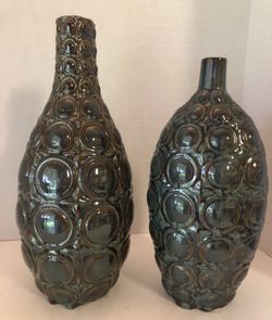 🙋‍♀️ #63 - Green and Gold Bubble Vases