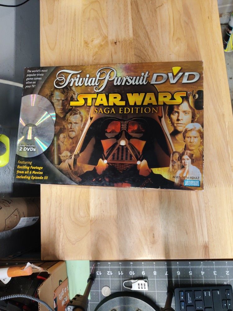 New Star Wars Trivial Pursuit DVD Saga Edition