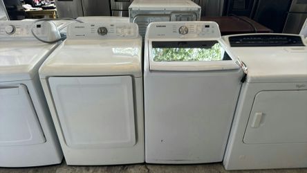 Samsung Basic Washer Dryer Set - Top Load Large Capacity