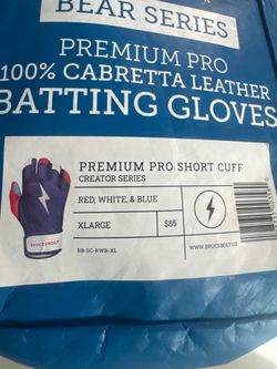 Bruce bolts batting gloves