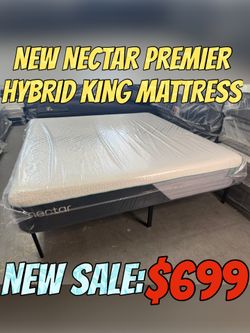 NEW NECTAR PREMIER HYBRID KING MATTRESS 