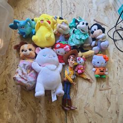 Various Toys From SanRio, Disney, Rugrats, Blues Clues