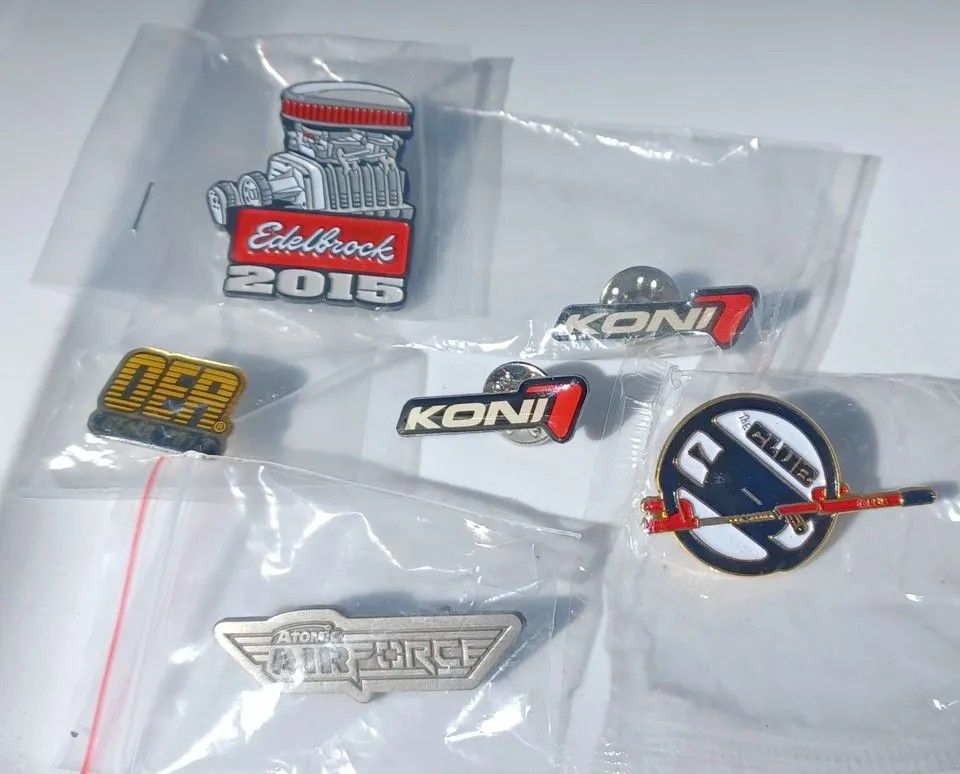 6 Automotive hat/ lapel pins