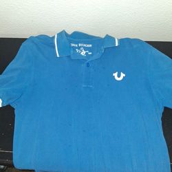 True religion collar shirt