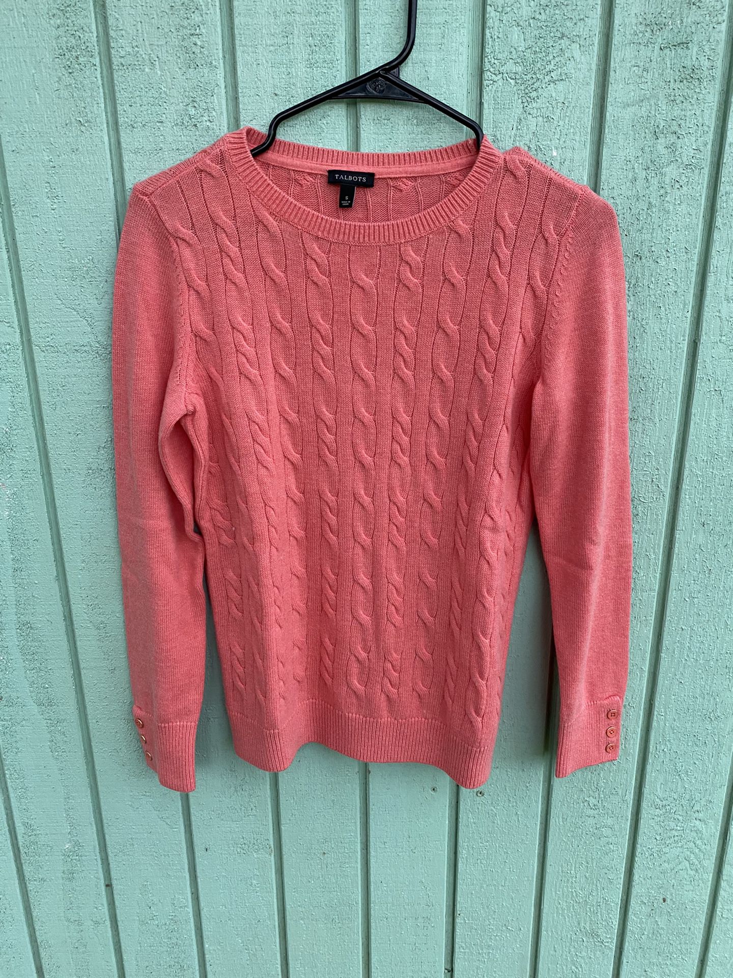 Talbot’s Soft Coral Colored Sweater Size Small