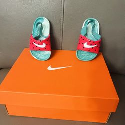 Strawberry Nike sandals