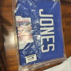 Daniel Jones Autograph Jersey 