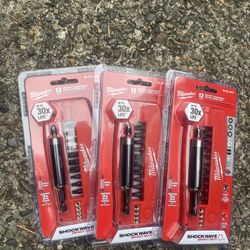 3 Milwaukee Magnetic Drive Guide Sets