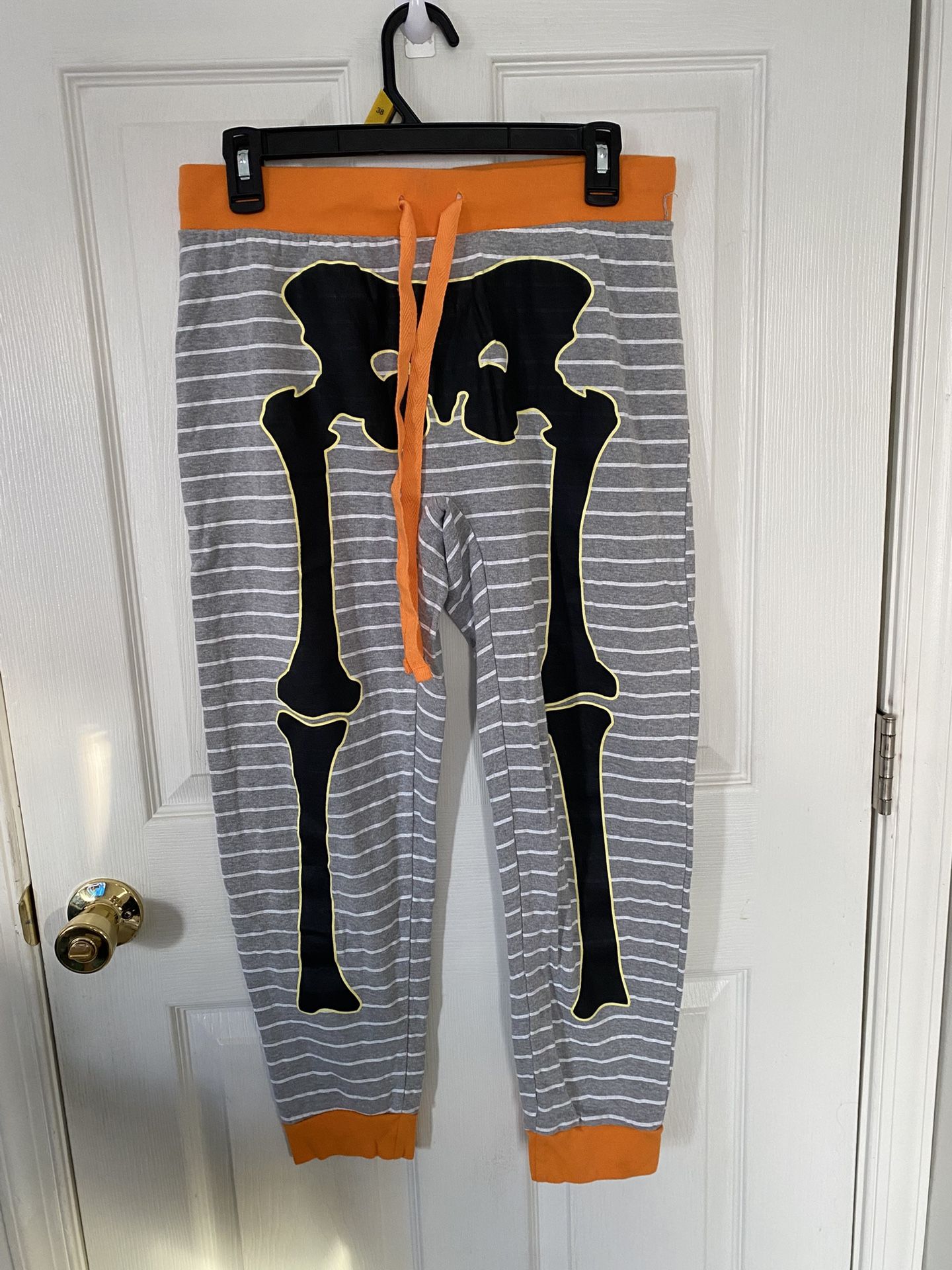 Skeleton Print Long Sleeve Shirt PJ