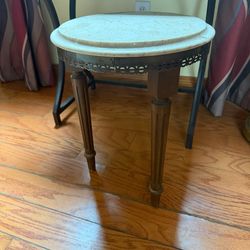 Vintage marble top table