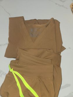 FIG SCRUBS SET (harvest green) X-Large