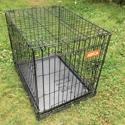 ASPCA Small Wire Metal Dog Kennel Crate Carrier Folding Collapsible