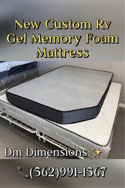 New Custom RV Gel Memory Foam Mattress