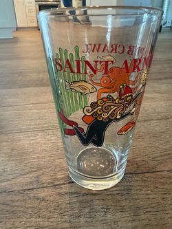 Rare! Saint Arnold Pub Crawl “Texas’ Oldest Craft Brewery” glass