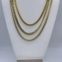 14K 7mm Miami Cubans! Available sizes listed in description and can also be ordered in.