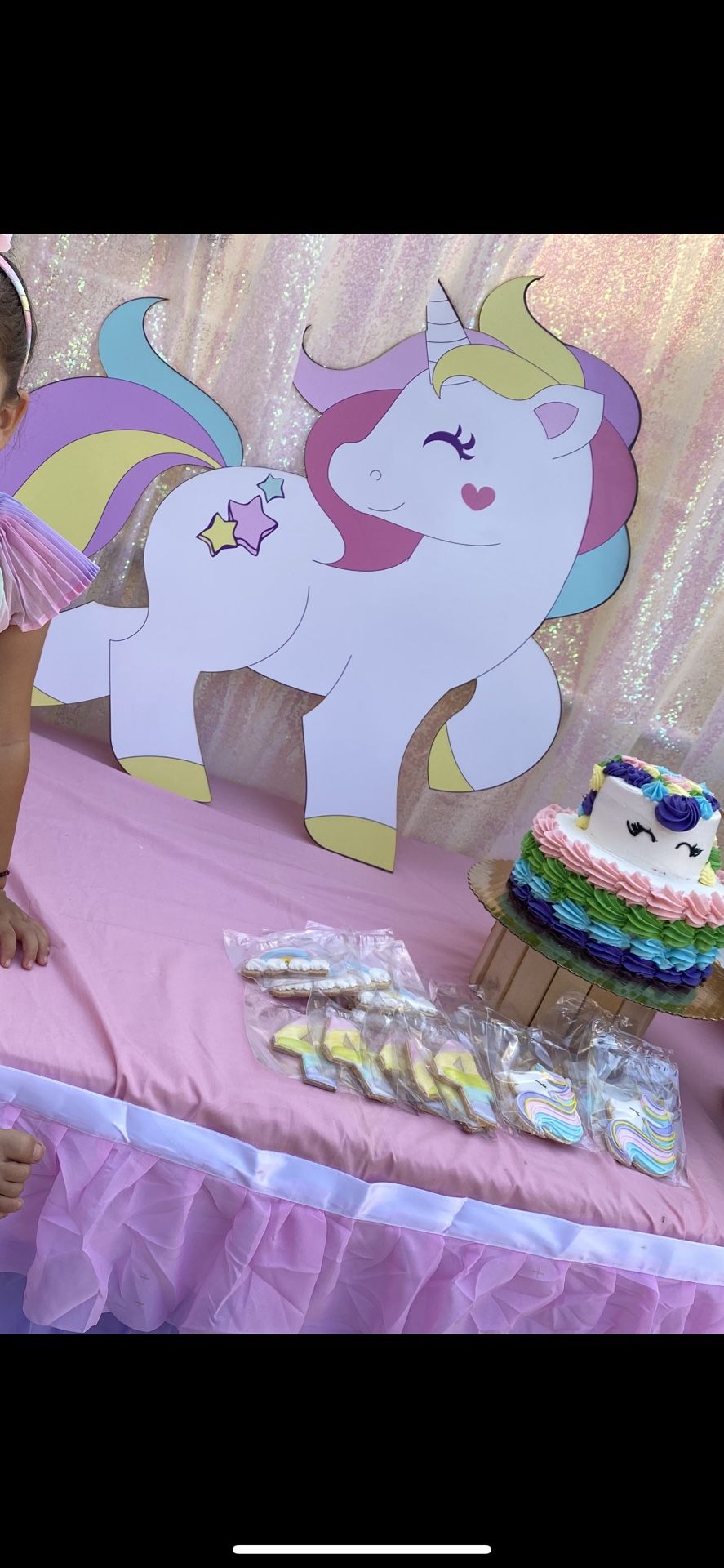 Unicorn and llama decoration