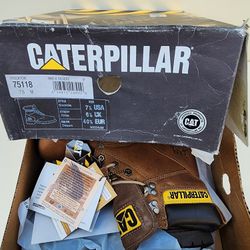 Cat Work Boots 👢 New 8.5