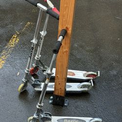 Razor Scooters Used But In Good Condition 
