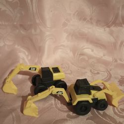 Mini Plastic Cat Trackhoes Toys