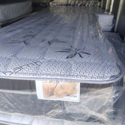 Twin Size Only Mattress 12 " High Bamboo Europillowtop And Orthopedic Brand New 