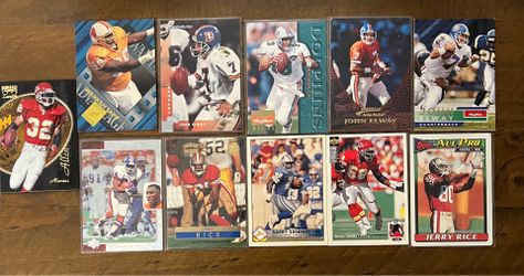 90s NFL lot (40+ cards)