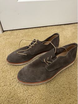 Nisolo suede derby shoes, size 9