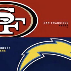 8/22 49ers @ Chargers CLUB SEATS!