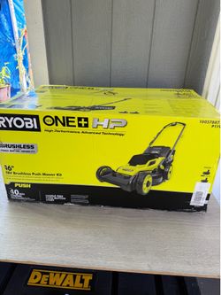 Ryobi ONE+ HP 18V Brushless 16 in. Cordless Battery Walk Behind Push Lawn Mower Kit