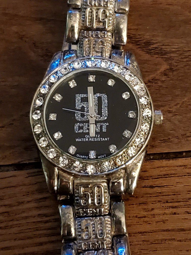 50 Cent Watch With Bling for Sale in San Antonio, TX - OfferUp