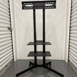 Rolling TV stand (like New)