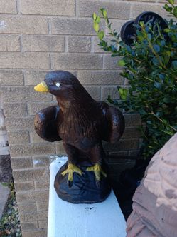 18" Heavy Solid Concrete Statue Figurine Yard Decor Garden