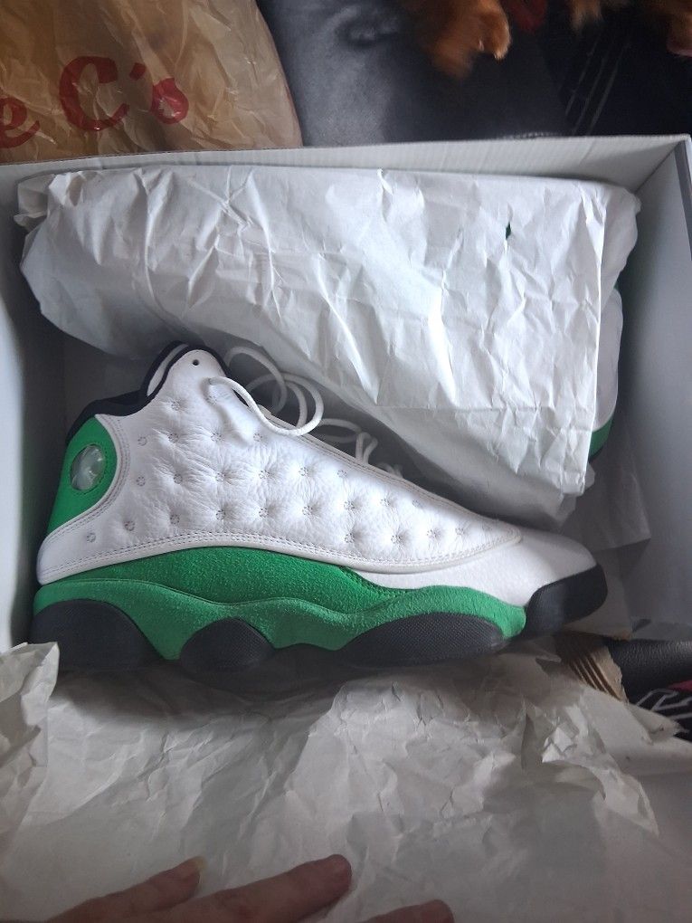 Luvky Green Retro 13s
