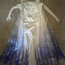 Elsa Frozen Dress Size 9/10