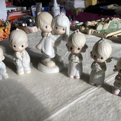 Precious Moments Bridal Party:  Set Of 6, New 