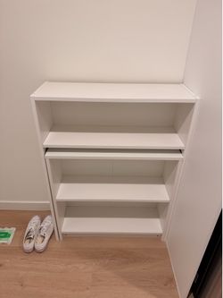 IKEA Billy bookcase with pullout table