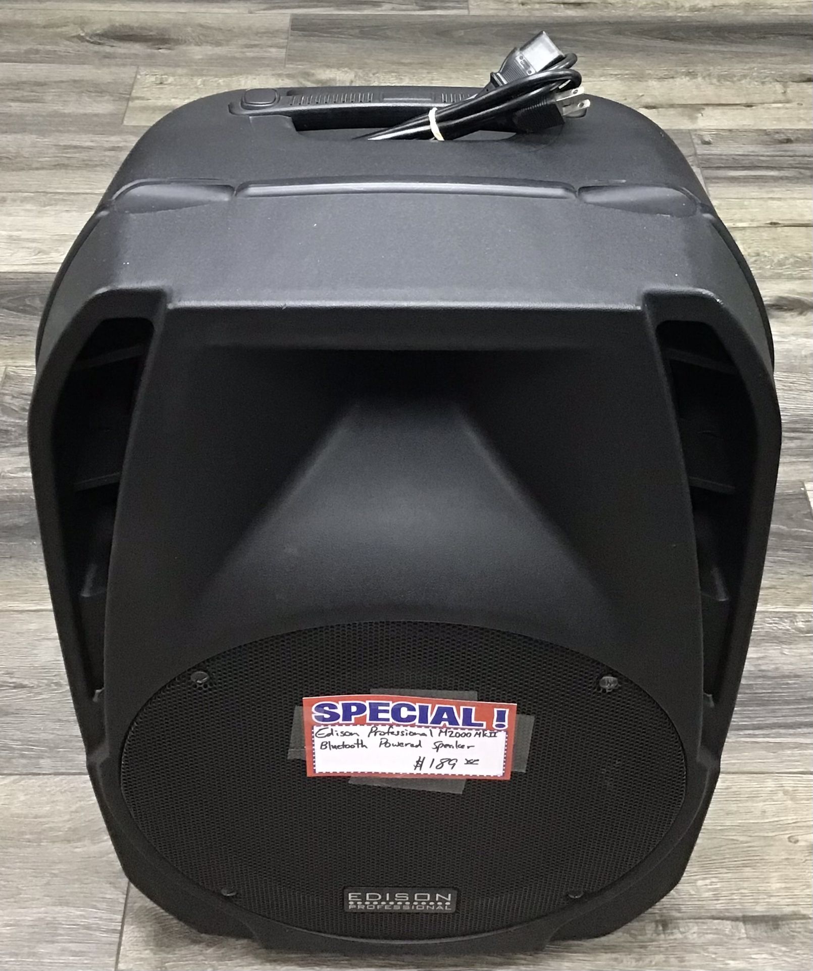 Edison Professional M2000 MKII Bluetooth Powered Speaker