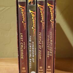 The Adventures Of Indiana Jones Complete DVD Box Set Movie Collection Widescreen