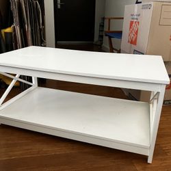 Coffee Table & Console Table Set - Farmhouse Style