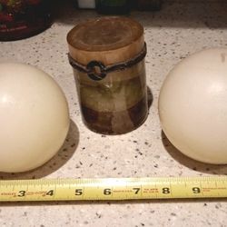 Set Of 3 Decorative Candles