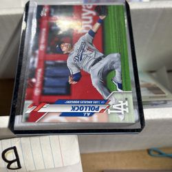 2020 Topps #641 A.J. Pollock Los Angeles Dodgers Baseball Card