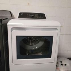 🚨 New GE - 7.4 Cu. Ft. Front Load Electric Dryer with Sensor Dry - White on White GTD58EBSVWS