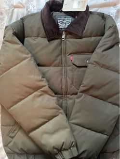 Levi Strauss & Co. Puffer Jacket with Corduroy Collar