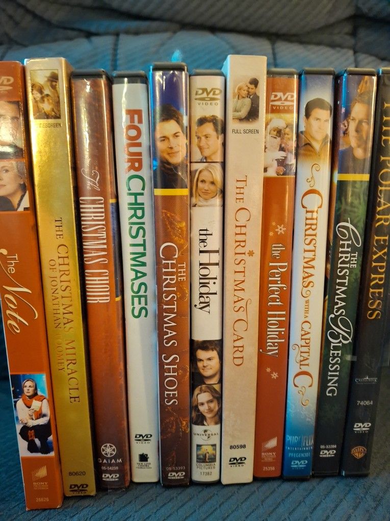 Lot Of 11 DVDs, Christmas. $44.00, OBO.