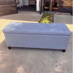 New Fabric 48" Ottoman Storage Bench