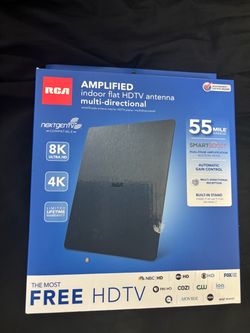 RCA Amplified Indoor Flat HDTV Antenna