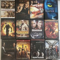 12 Movie CDs