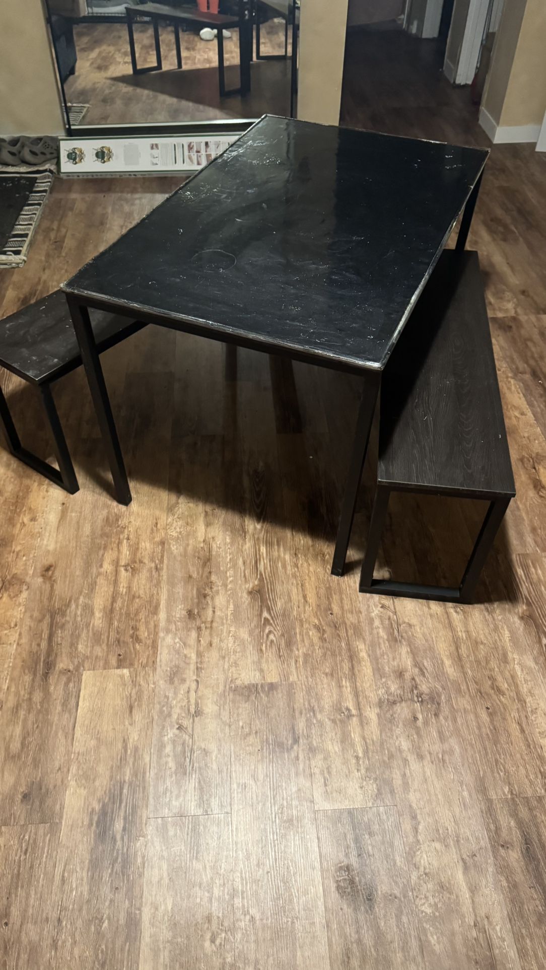 Dining Table With Benches