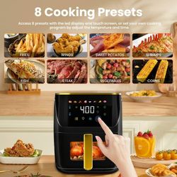 Bluebow 8.5 QT Air Fryer is a large-capacity,