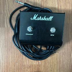 Marshall 2 Button Footswitch Guitar Amplifier Channel Switching DFX